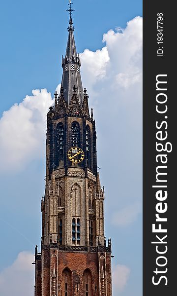 Architectural details.Delft , new church .