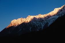 Mighty Himalayas At Dawn Stock Images Mighty Himalayas At Dawn Stock Images