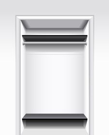 Built-in Wardrobe. Stock Photography Built-in Wardrobe. Stock Photography