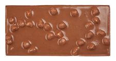 Milk Chocolate With Nut Royalty Free Stock Photo Milk Chocolate With Nut Royalty Free Stock Photo
