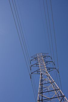 Power Cables & Pylon Royalty Free Stock Images Power Cables & Pylon Royalty Free Stock Images