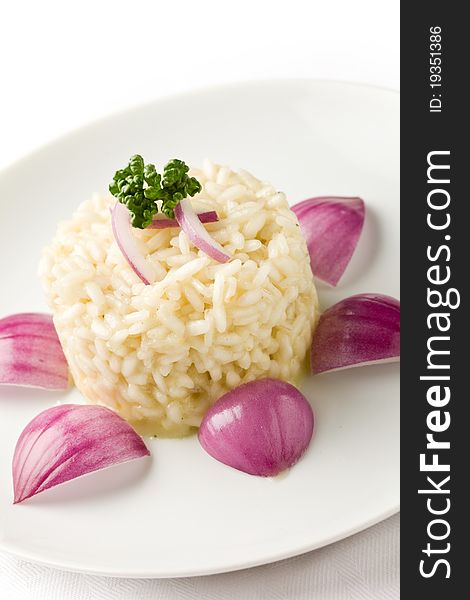 Risotto With Red Onions
