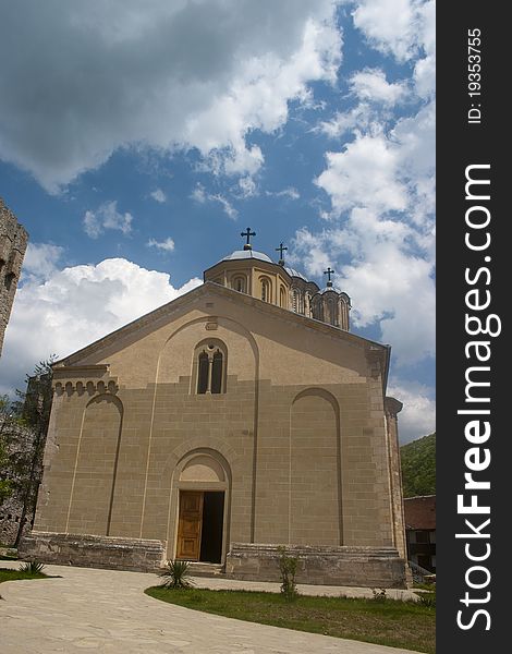 Serbian  Orthodox monastery Manasija