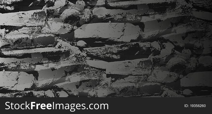 Dark And Somber Stone Stairs