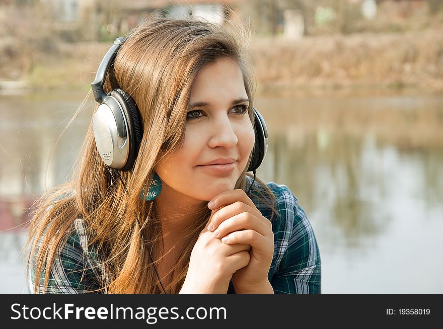 Young Woman With Headphones