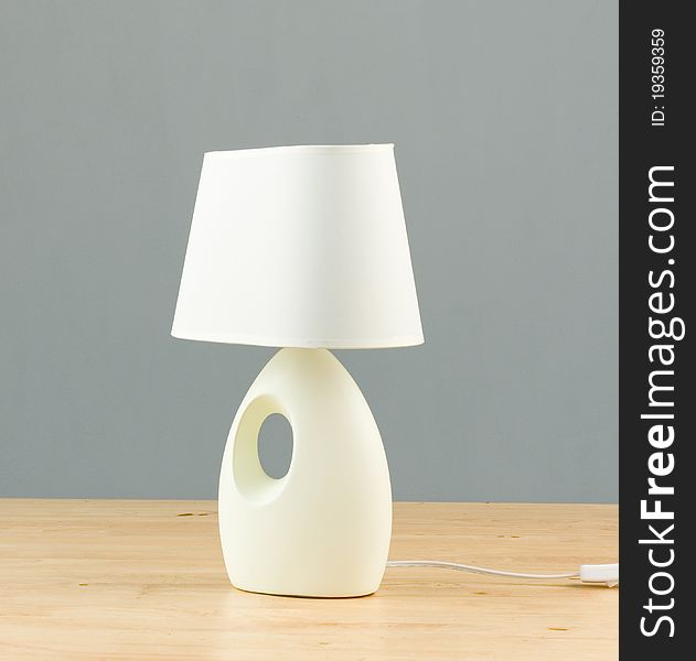 Bedside lamp isolated