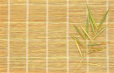 Bamboo Leaves On Bamboo Pad Stock Image Bamboo Leaves On Bamboo Pad Stock Image