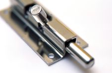 Latch On A White Background Royalty Free Stock Photo Latch On A White Background Royalty Free Stock Photo