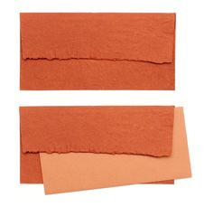 Orange Envelope By Hand On A White Background Royalty Free Stock Photos