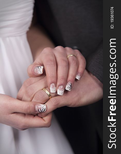 Bride And Groom - Hands