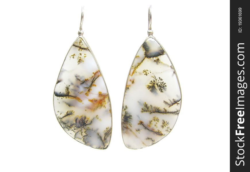 Agate Semigem Jewellery Earrings