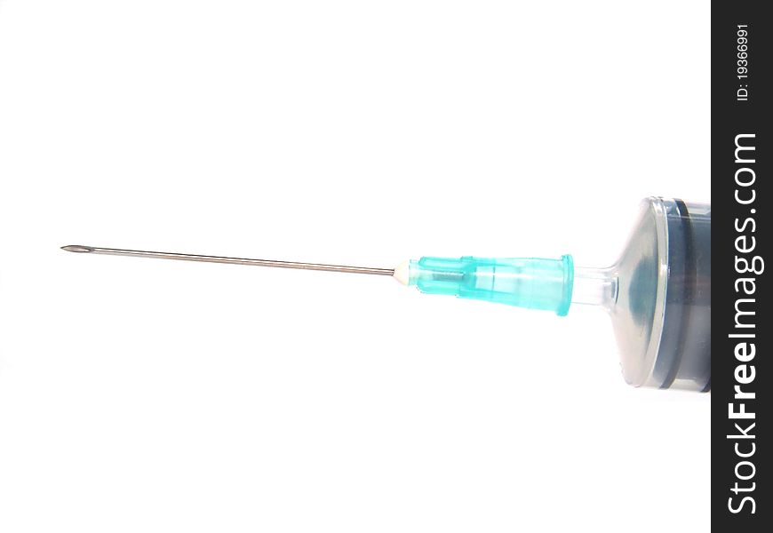 Fragment of the syringe