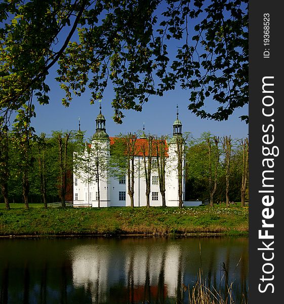 This Schleswig Holstein Water Palace is located in Ahrensburg, Germany.