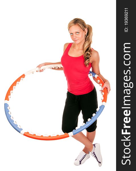 Woman Holding Hula Hoop Free Stock Images And Photos 19369211