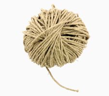 Hemp Twine Clew Royalty Free Stock Images