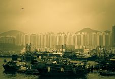 Hong Kong Typhoon Shelter Stock Images Hong Kong Typhoon Shelter Stock Images