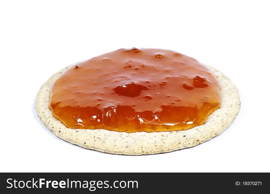 Salt Cookie With Jam On Top