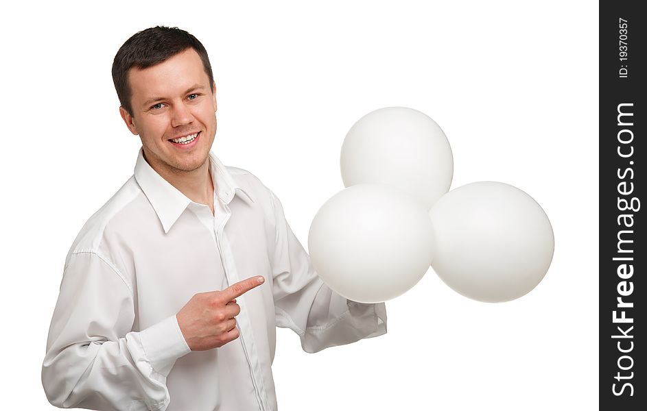 Man With Balloons