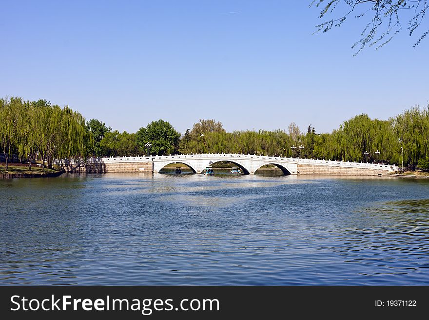 Stone arch bridge of Beijing, China
