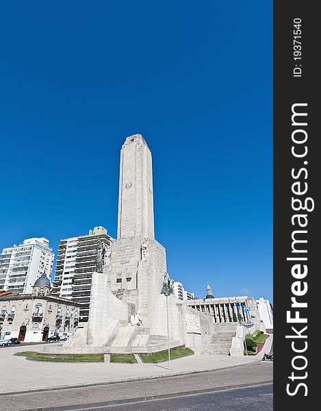 Main tower of the Monumento a la Bandera located at Rosario city. Main tower of the Monumento a la Bandera located at Rosario city.