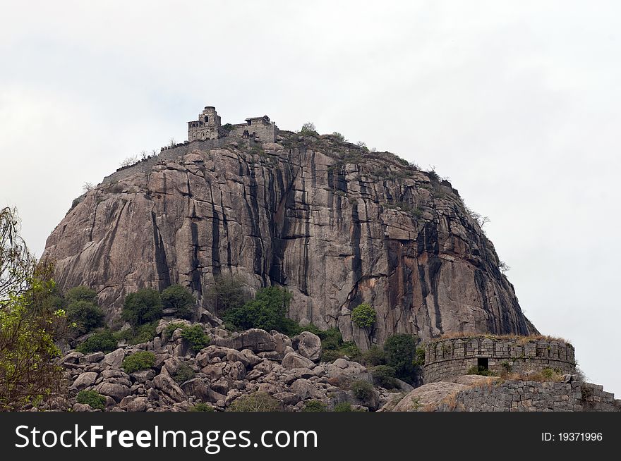 A majestic fort in Gingee tamilnadu India. A majestic fort in Gingee tamilnadu India