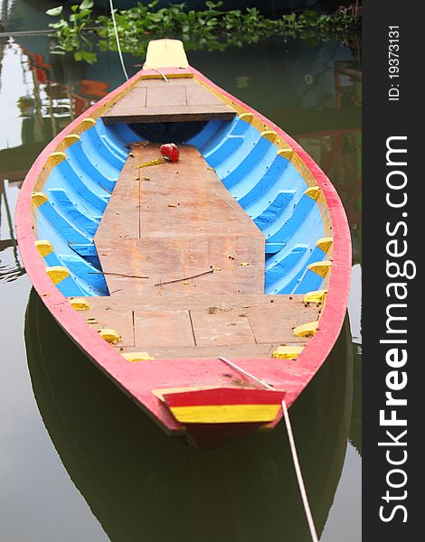 A boat to load things in Thailand