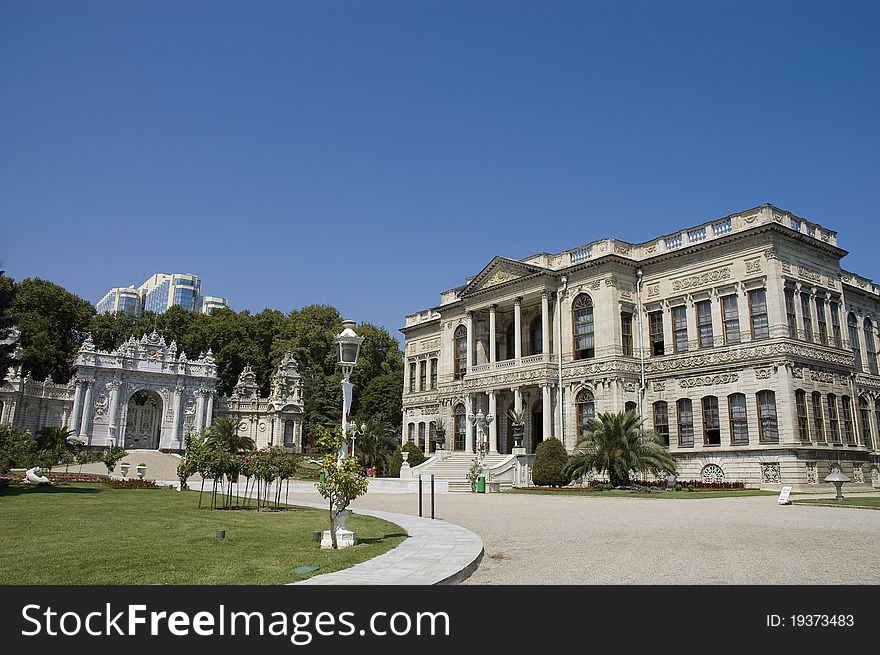 Dolmabahce Palace At Istanbul