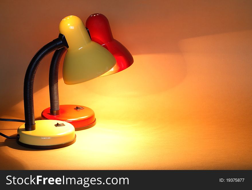 Two Bright Desk Lamps