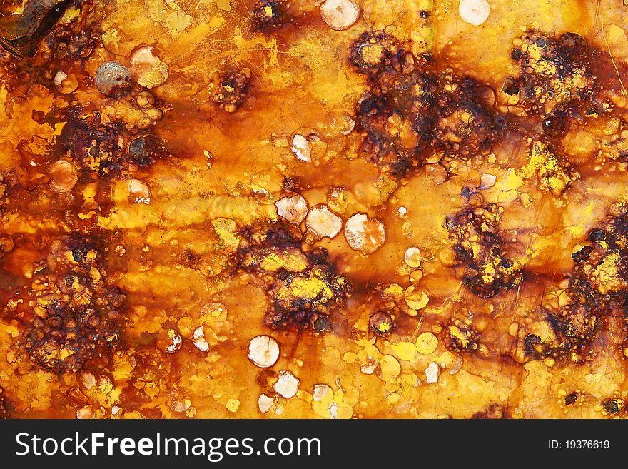 Abstract pattern of rusty steel plate