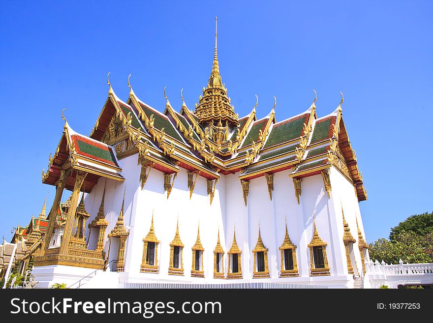 Sanctuary in Grand palace, the major tourism attraction in Bangkok, Thailand