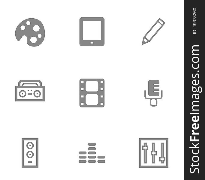 Multimedia Icons