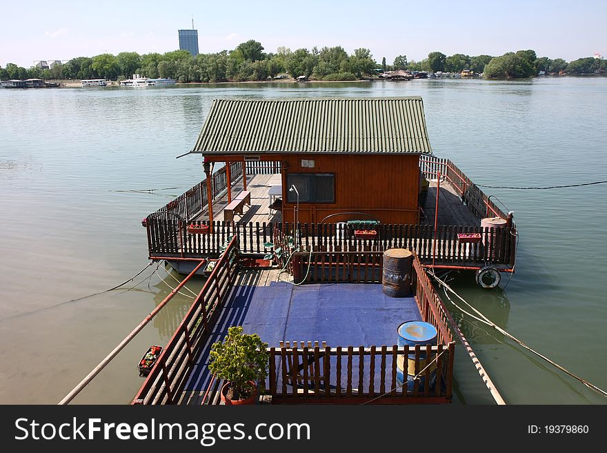 Cottage on the Sava river,Belgrade,Serbia. Cottage on the Sava river,Belgrade,Serbia