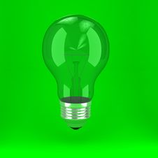 Bulb Over Background Stock Photography