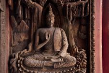 Wood Texture,thai-temple,thai Art Royalty Free Stock Photo