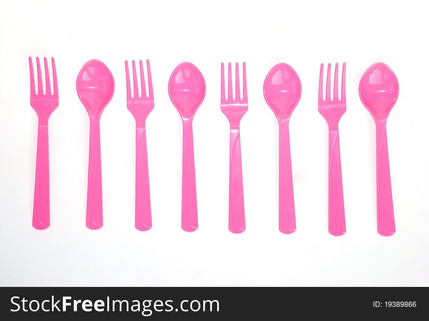 Spoon in the white background. Spoon in the white background