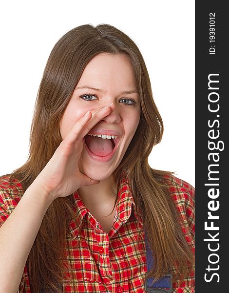 Screaming Young Woman