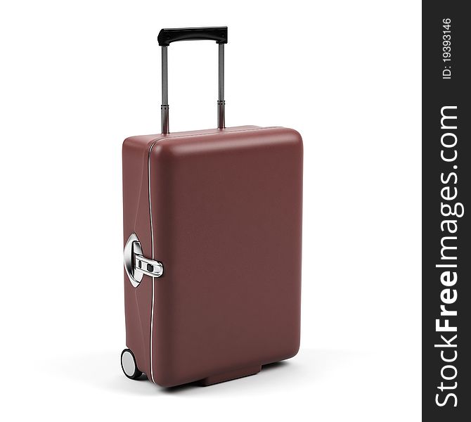 Suitcase isolated on a white background. Suitcase isolated on a white background.