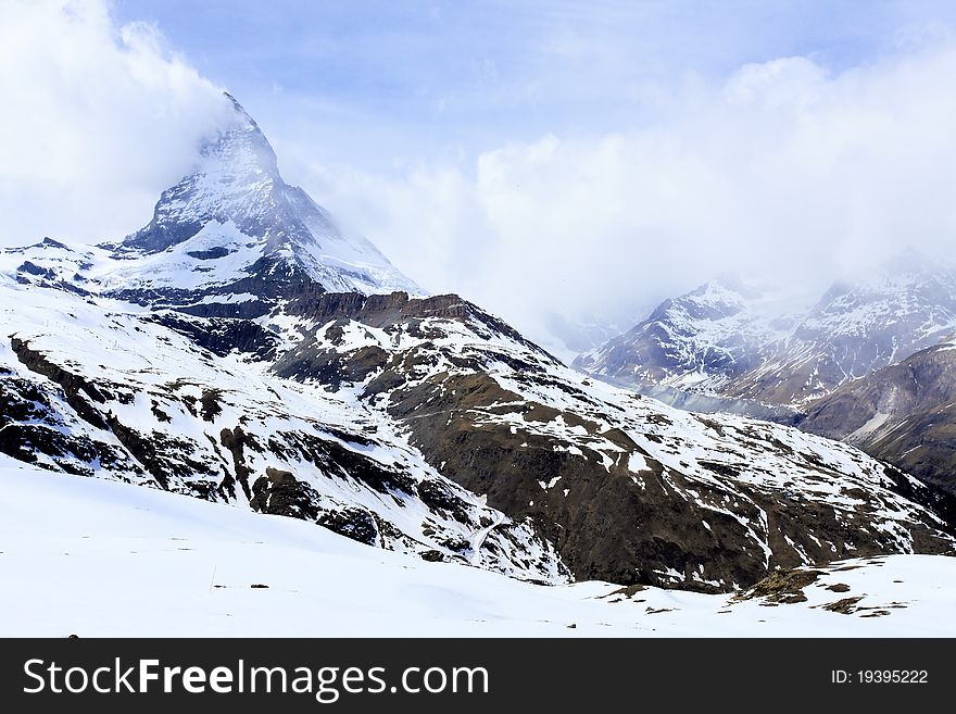 Alp Mountain in Gornergrat Switzerland. Alp Mountain in Gornergrat Switzerland