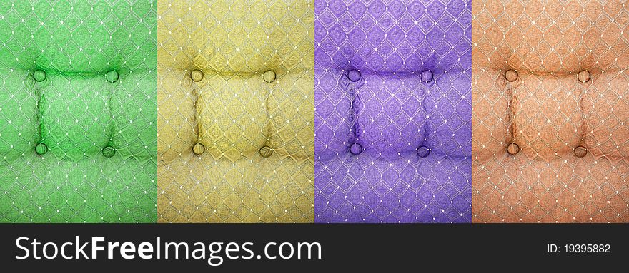 Luxurious chair backgrounds in four colors. Luxurious chair backgrounds in four colors