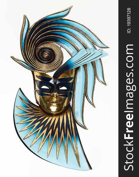 The Mask In Blue And Gold