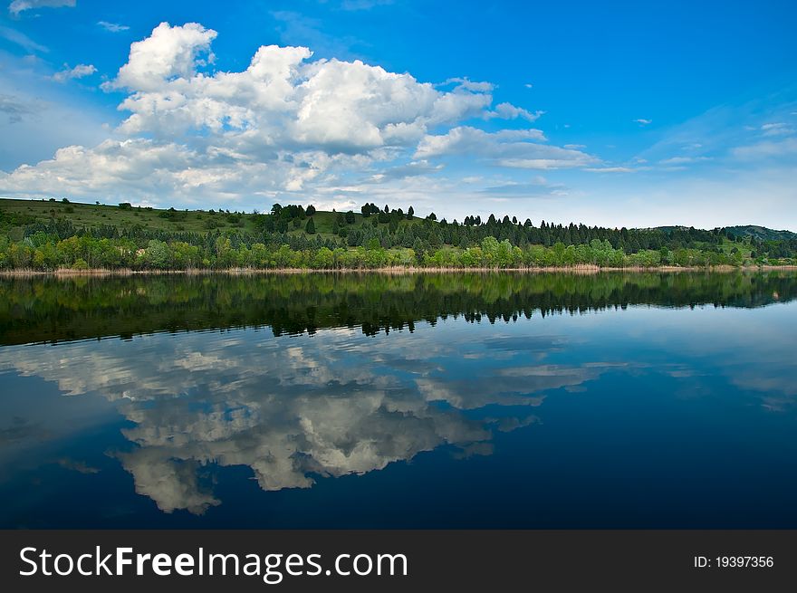 Mirror effect (Lake Mladost Macedonia). Mirror effect (Lake Mladost Macedonia)