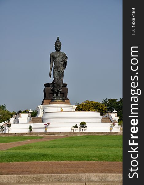Buddha in PUTTAMONTON  Thailand country