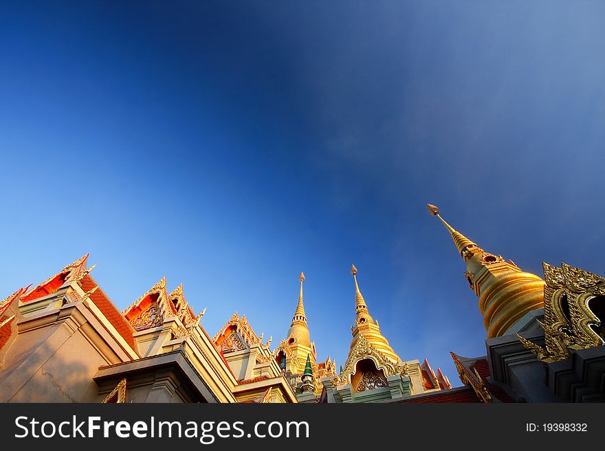 The Top Part Of The Grand Palace, Southern Thailand