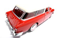 Chevrolet 1955 Metal Scale Toy Car Fisheye 5 Stock Photography Chevrolet 1955 Metal Scale Toy Car Fisheye 5 Stock Photography