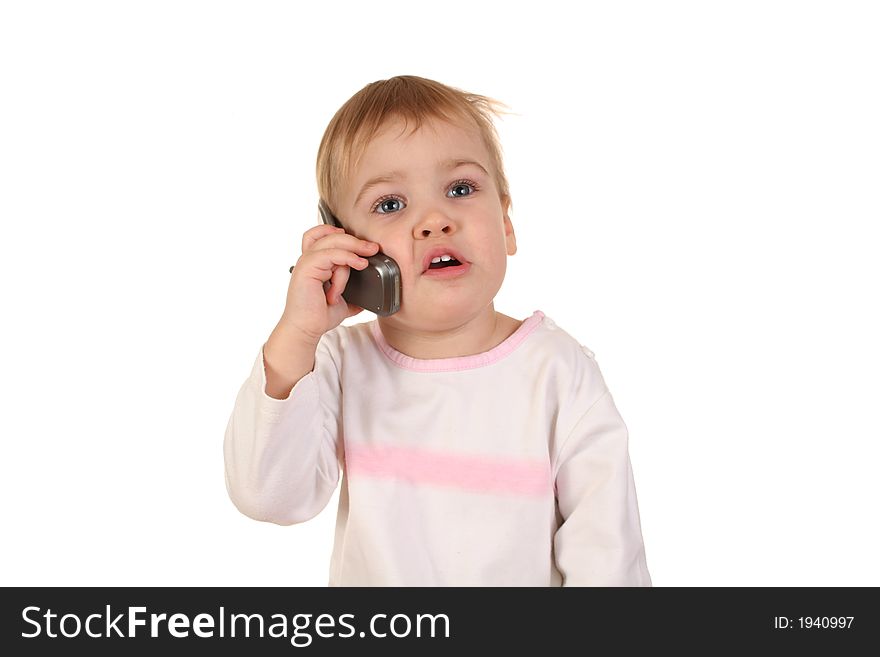 Baby with phone