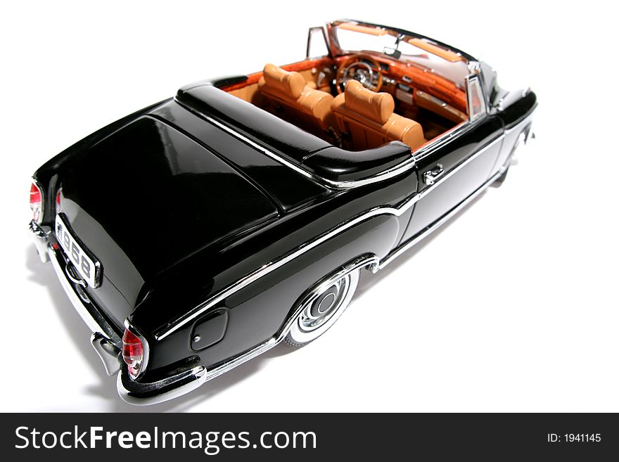 1958 Mercedes Benz 220 SE metal scale toy car fisheye 4