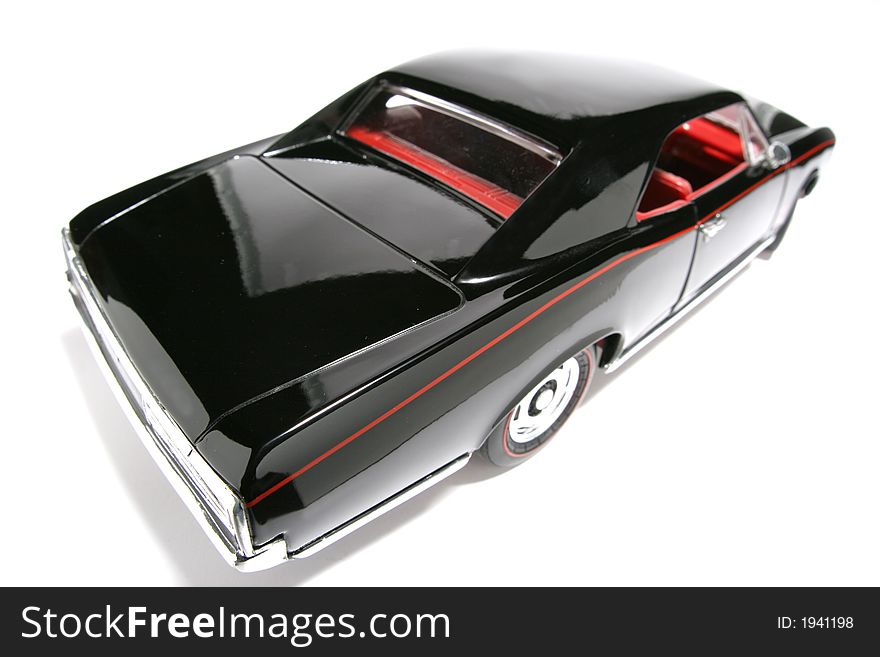 1966 Pontiac GTO metal scale toy car fisheye 4