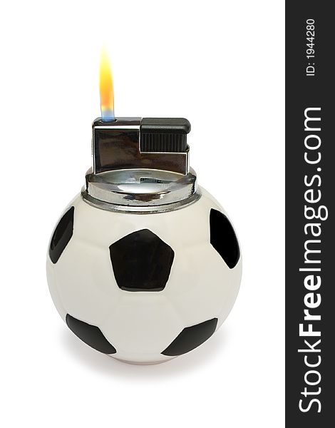 Flaming Lighter Like A Soccer Ball