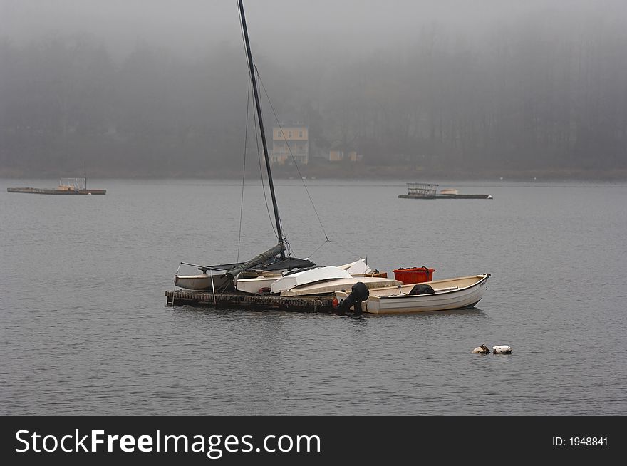 Fog At Cold Spring Harbor, NY