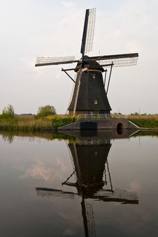 Windmills In Kinderdijk, Netherlands Stock Photography Windmills In Kinderdijk, Netherlands Stock Photography